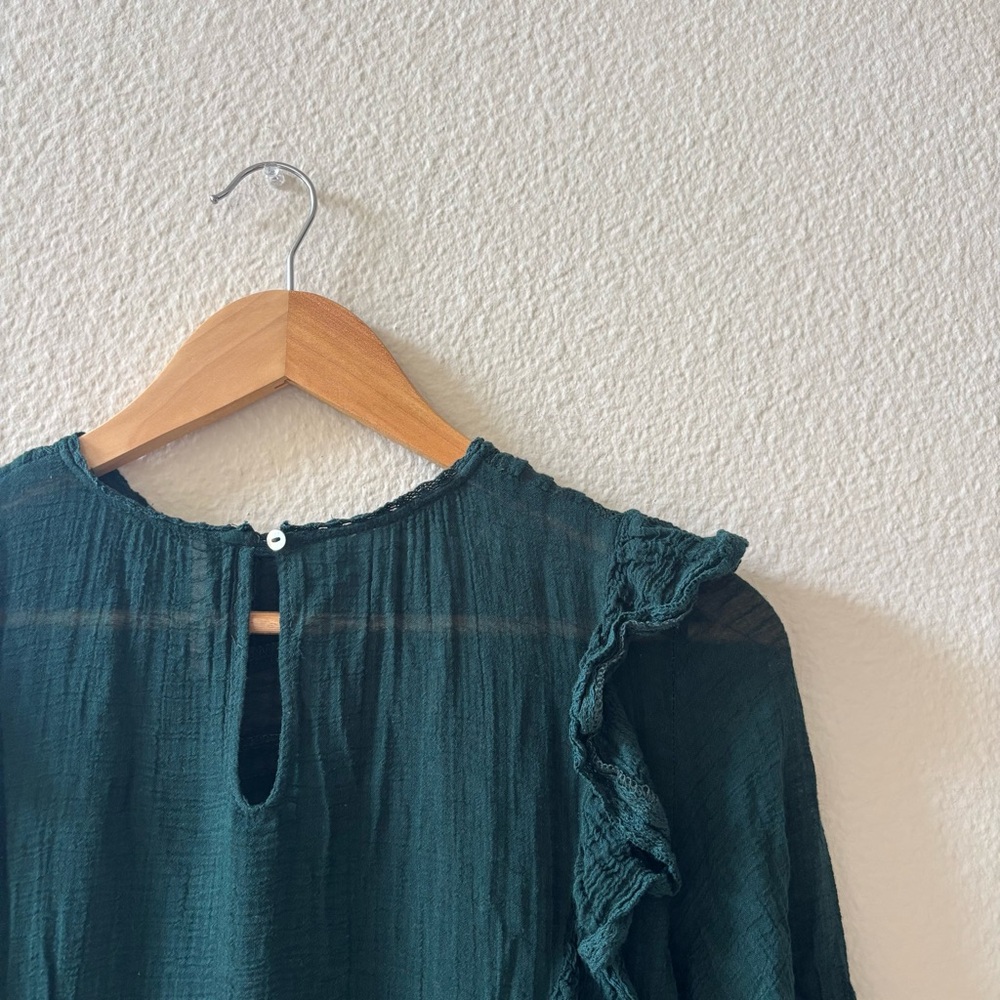 Free People Top Ruffle Lace - Picture 6 of 8
